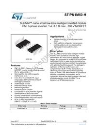 STIPN1M50-H Datasheet Cover