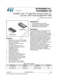 STIPQ5M60T-HL Datasheet Cover