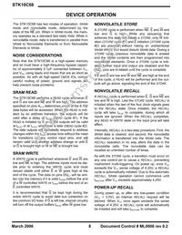 STK10C68-5C45M Datasheet Page 8