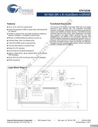 STK12C68-PF55 Datasheet Cover