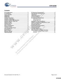 STK12C68-PF55 Datasheet Page 2