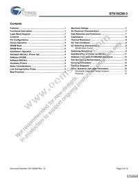 STK16C88-3WF35I Datasheet Page 2
