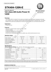 STK404-120N-E Datasheet Cover