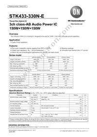 STK433-330N-E Datasheet Cover