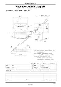 STK534U363C-E Datasheet Page 16