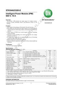 STK544UC62K-E Datasheet Cover