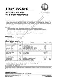 STK5F1U3C3D-E Datasheet Cover