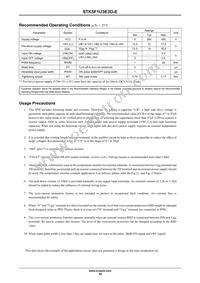 STK5F1U3E3D-E Datasheet Page 10