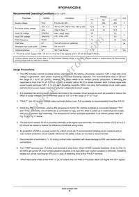 STK5F4U3C2D-E Datasheet Page 9