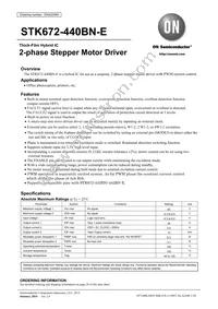 STK672-440BN-E Datasheet Cover