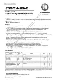 STK672-442BN-E Datasheet Cover