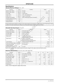 STK672-540 Datasheet Page 2