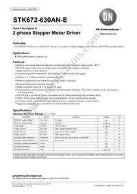 STK672-630AN-E Datasheet Cover