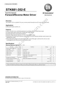 STK681-352-E Datasheet Cover