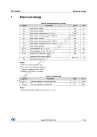 STL100N8F7 Datasheet Page 3