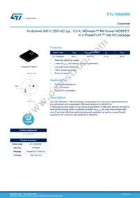 STL10N60M6 Datasheet Cover