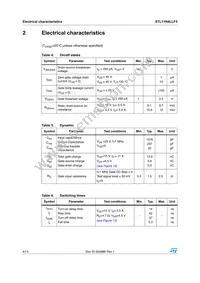 STL11N4LLF5 Datasheet Page 4