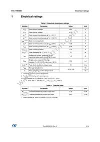 STL11N65M5 Datasheet Page 3