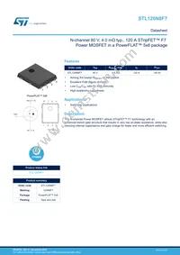 STL120N8F7 Datasheet Cover