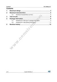 STL140N4LLF5 Datasheet Page 2