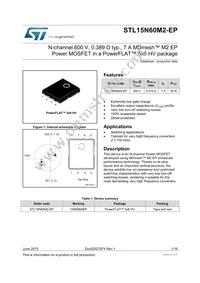 STL15N60M2-EP Datasheet Cover