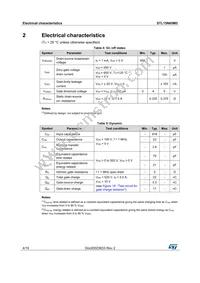STL15N65M5 Datasheet Page 4