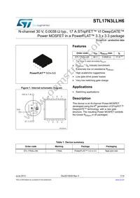 STL17N3LLH6 Datasheet Cover