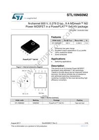 STL18N60M2 Datasheet Cover