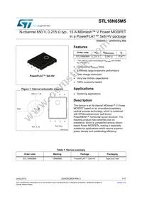 STL18N65M5 Datasheet Cover