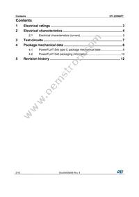 STL220N6F7 Datasheet Page 2