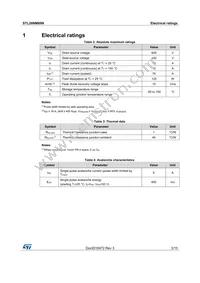 STL26NM60N Datasheet Page 3