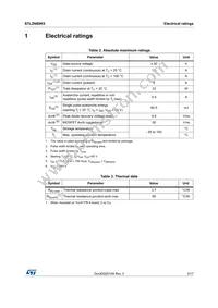 STL2N80K5 Datasheet Page 3