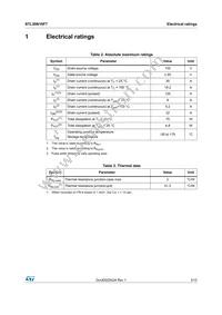 STL30N10F7 Datasheet Page 3