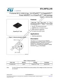 STL30P3LLH6 Datasheet Cover