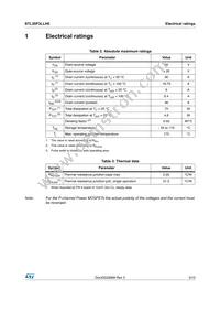 STL30P3LLH6 Datasheet Page 3