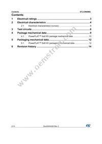 STL33N60M2 Datasheet Page 2