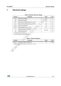 STL3N10F7 Datasheet Page 3