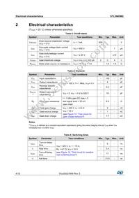 STL3N65M2 Datasheet Page 4