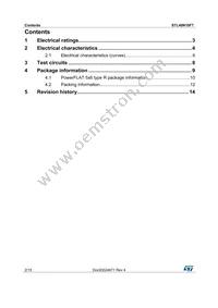 STL40N10F7 Datasheet Page 2