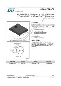 STL42P6LLF6 Datasheet Cover