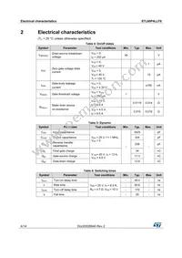 STL60P4LLF6 Datasheet Page 4