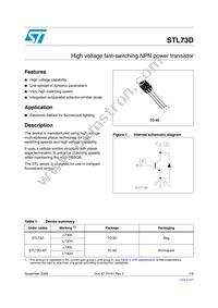 STL73D-AP Datasheet Cover