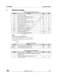 STL7N60M2 Datasheet Page 3
