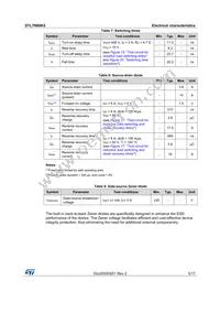 STL7N80K5 Datasheet Page 5
