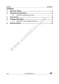 STL8N10F7 Datasheet Page 2