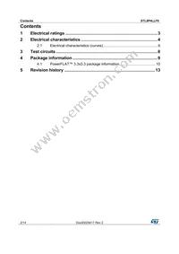 STL8P4LLF6 Datasheet Page 2