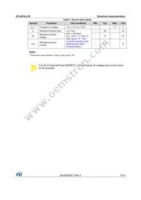 STL8P4LLF6 Datasheet Page 5