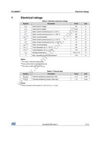 STL90N6F7 Datasheet Page 3