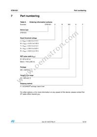 STM1001SBWX6F Datasheet Page 15