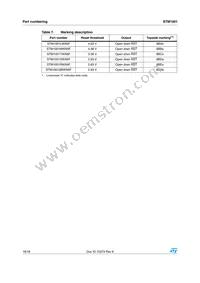 STM1001SBWX6F Datasheet Page 16